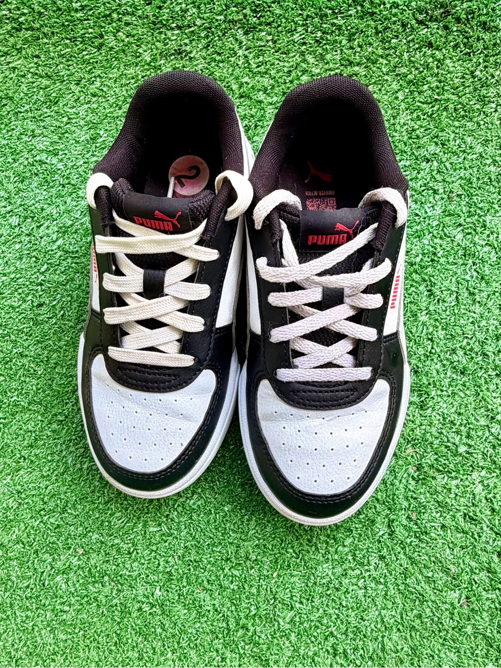 Puma Colorblock Low-Top Sneakers Youth US 2C (Big Kids) | EU 32